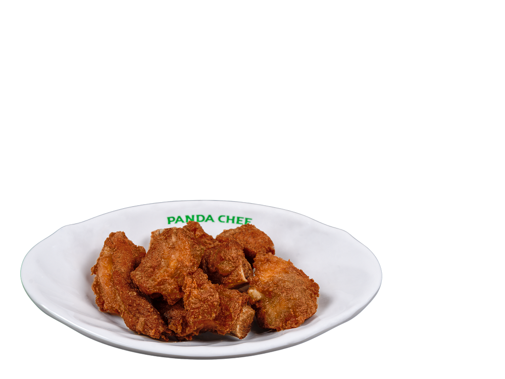  Sườn non chiên tỏi 