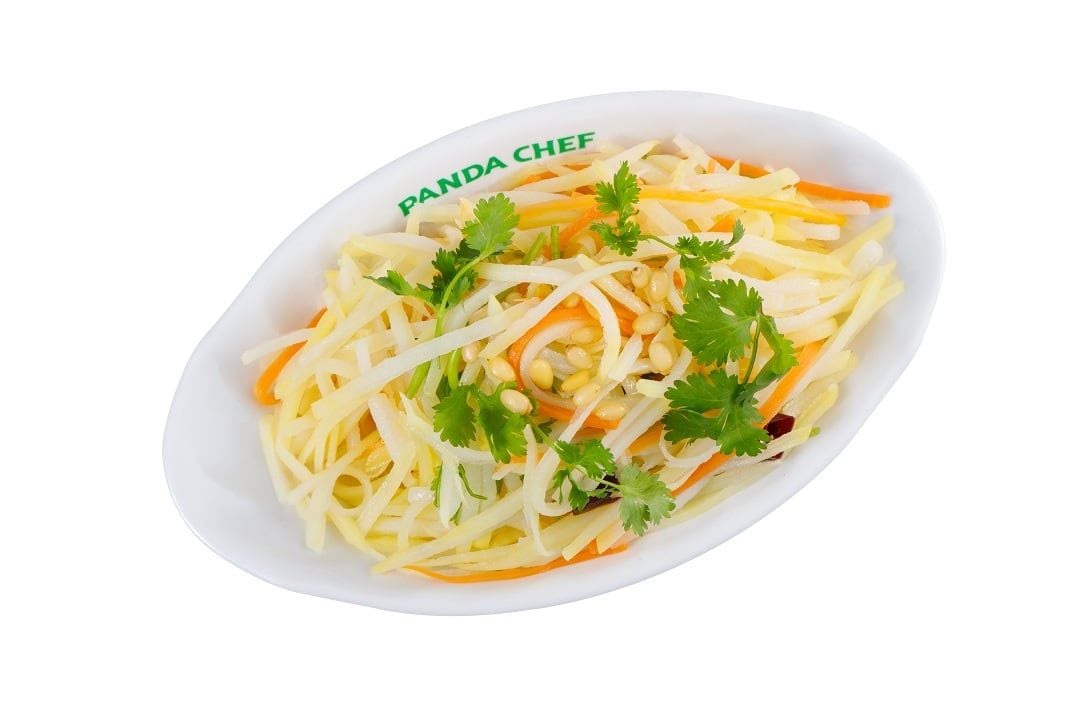  Salad khoai tây phủ hạt thông 