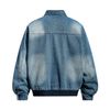 WES®️| ÁO KHOÁC DENIM CỔ BẺ THÊU HỌA TIẾT ĐỘNG VẬT RETRO UNISEX WES6181