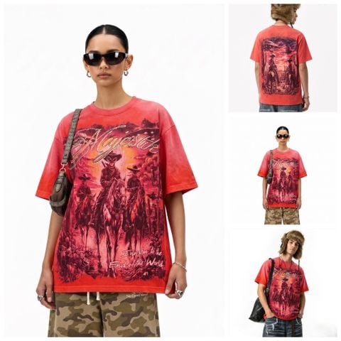 FK®️| ÁO THUN NGẮN TAY CỔ TRÒN COTTON IN HÌNH KTS  ĐÍNH ĐÁ FK21