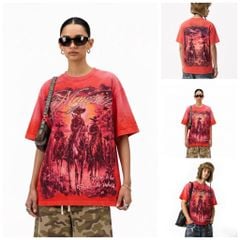 FK®️| ÁO THUN NGẮN TAY CỔ TRÒN COTTON IN HÌNH KTS  ĐÍNH ĐÁ FK21