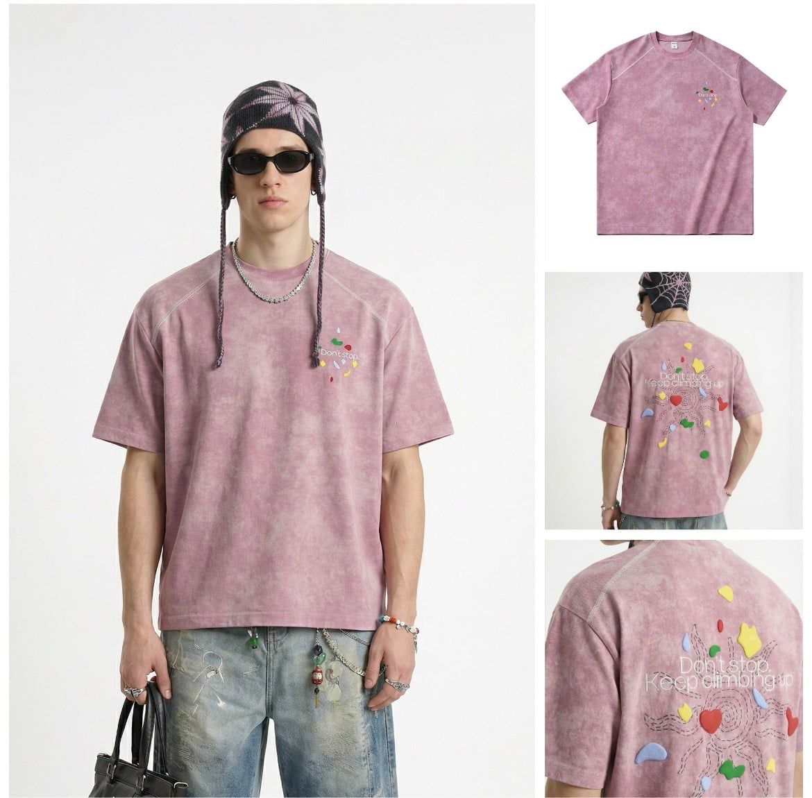 INF®️| ÁO THUN CỔ TRÒN NGẮN TAY WASH OVERSIZE UNISEX INF 8351