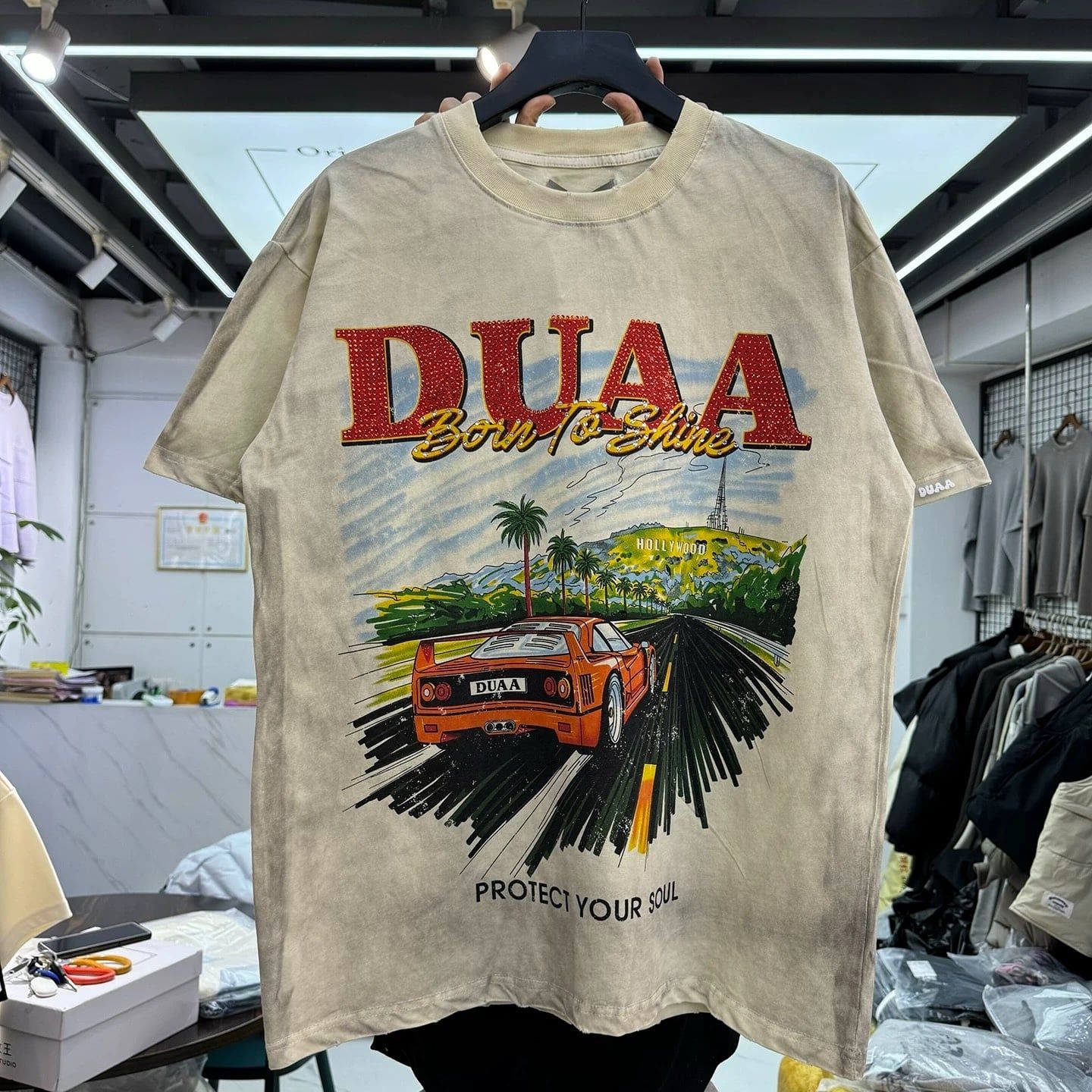 FK®️| ÁO THUN NGẮN TAY CỔ TRÒN COTTON IN HÌNH KTS ĐÍNH ĐÁ FK38