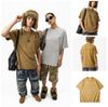 INF®️| ÁO THUN CỔ TIM NGẮN TAY 100% COTTON LƯỚI OVERSIZE UNISEX INF 8339