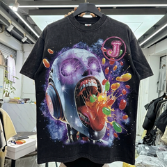 FK®️| ÁO THUN NGẮN TAY CỔ TRÒN COTTON IN HÌNH KTS ĐÍNH ĐÁ J101