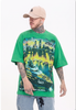 FK®️| ÁO THUN NGẮN TAY CỔ TRÒN COTTON IN HÌNH KTS RÁCH ĐÍNH ĐÁ DUAA FK33