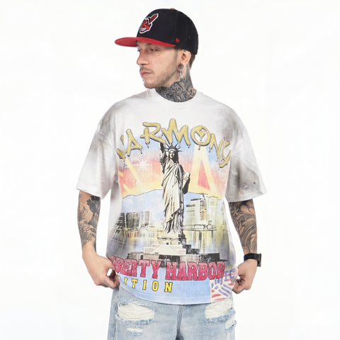 FK®️| ÁO THUN NGẮN TAY CỔ TRÒN COTTON IN HÌNH KTS ĐÍNH ĐÁ  FK05