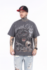 FK®️| ÁO THUN NGẮN TAY CỔ TRÒN COTTON IN HÌNH KTS ĐÍNH ĐÁ FK19