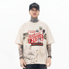 FK®️| ÁO THUN NGẮN TAY CỔ TRÒN COTTON IN HÌNH KTS ĐÍNH ĐÁ FK29