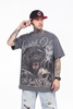 FK®️| ÁO THUN NGẮN TAY CỔ TRÒN COTTON IN HÌNH KTS ĐÍNH ĐÁ FK19