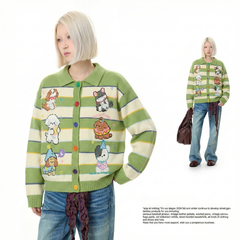 WES®️| ÁO KHOÁC LEN THÊU HAVE A NICE DAY RETRO UNISEX WES2026