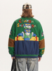 WES®️| ÁO KHOÁC BOMBER CRAYON THÊU HỌA TIẾT RETRO UNISEX WES5148