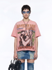 FK®️| ÁO THUN NGẮN TAY CỔ TRÒN COTTON IN HÌNH KTS ĐÍNH ĐÁ FK06