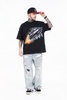 FK®️| ÁO THUN NGẮN TAY CỔ TRÒN COTTON IN HÌNH KTS ROCKETS ĐÍNH ĐÁ FK20