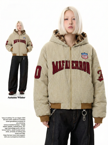 WES®️| ÁO KHOÁC COTTON 2 MẶT RETRO UNISEX WES2026