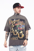 FK®️| ÁO THUN NGẮN TAY CỔ TRÒN COTTON IN HÌNH KTS RÁCH ĐÍNH ĐÁ DUAA FK14
