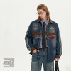 WES®️| ÁO KHOÁC SƠ MI DENIM HỌA TIẾT RETRO UNISEX WES2026