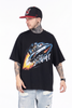 FK®️| ÁO THUN NGẮN TAY CỔ TRÒN COTTON IN HÌNH KTS ROCKETS ĐÍNH ĐÁ FK20