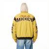 WES®️| ÁO KHOÁC BOMBER VẢI THÔ TRẦN BÔNG HỌA TIẾT THÊU MICKEY VINTAGE UNISEX  W6136