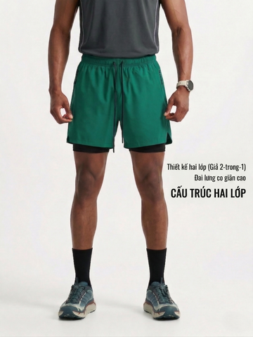 INF®️| QUẦN SHORT CHẠY BỘ NHẸ CO GIÃN NHANH KHÔ UNISEX INF 12961