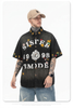 WES®️| ÁO KHOÁC SƠ MI DENIM RÁCH RƯỚI THÊU HOA  RETRO UNISEX WESC201