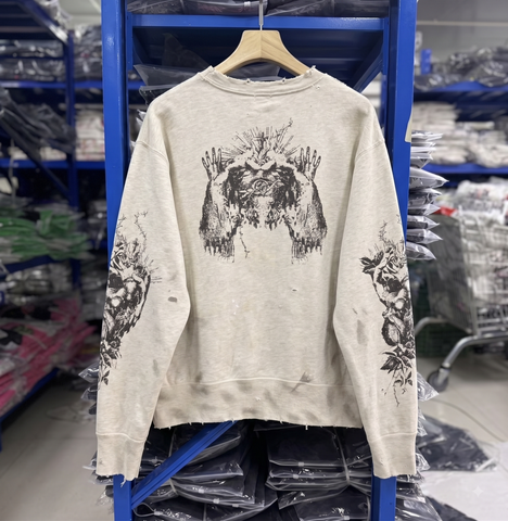 FK®️| ÁO LONG TEE DÀI TAY COTTON WASH IN KTS UNISEX ST49