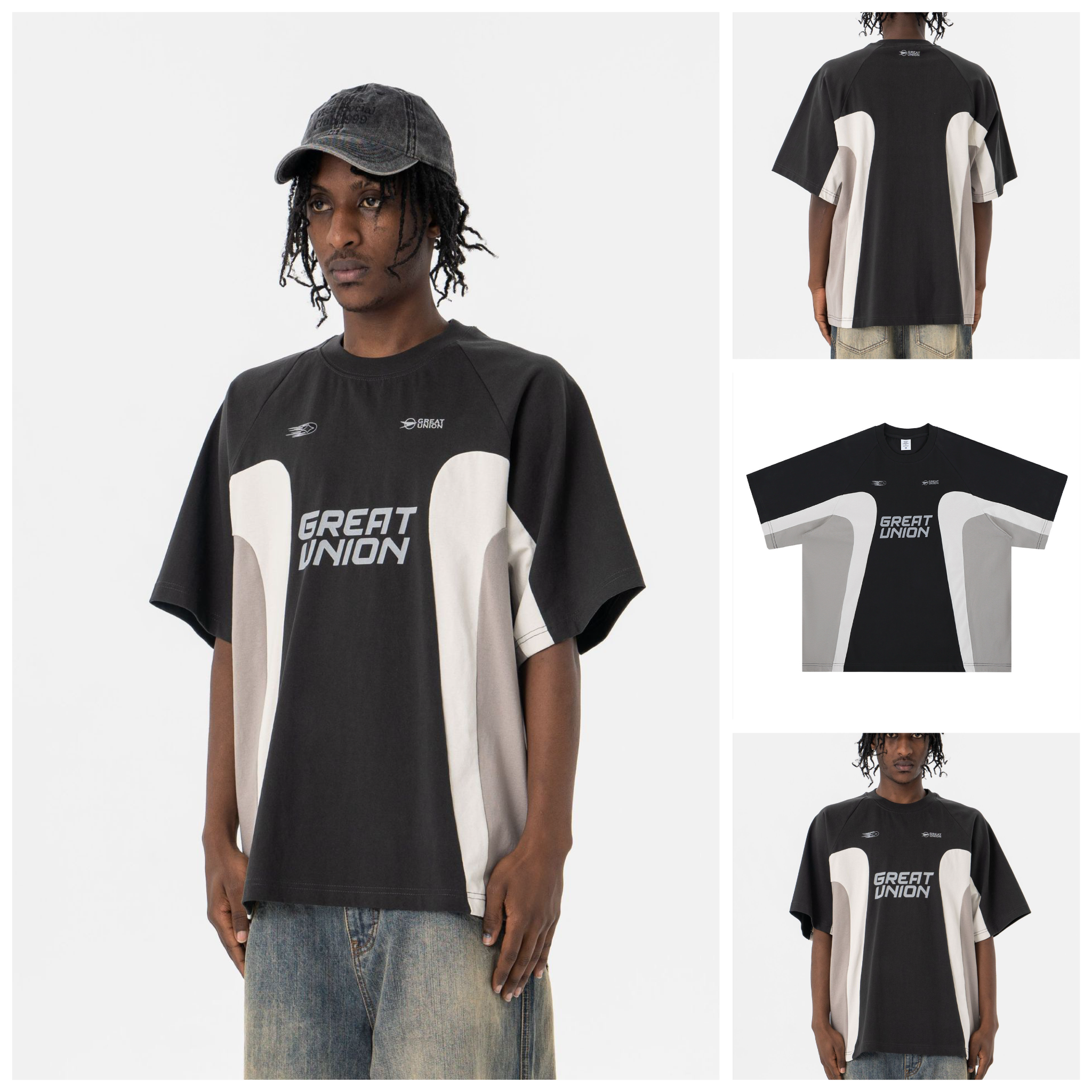 FG®️| ÁO THUN CỔ TRÒN TAY LỠ  CÁCH ĐIỆU OVERSIZE FG F395