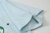 WES®️| ÁO SƠ MI NGẮN TAY THÊU HỌA TIẾT HOẠT HÌNH UNISEX YH1037