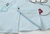 WES®️| ÁO SƠ MI NGẮN TAY THÊU HỌA TIẾT HOẠT HÌNH UNISEX YH1037