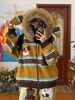 WES®️| ÁO KHOÁC NHUNG TAI THỎ HỌA TIẾT THÊU ĐỘNG VẬT RETRO UNISEX WES6181