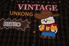 WES®️| ÁO KHOÁC SƠ MI NGẮN TAY KẺ CARO THÊU HỌA TIẾT HOẠT HÌNH RETRO UNISEX WES8006