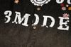WES®️| ÁO KHOÁC SƠ MI DENIM RÁCH RƯỚI THÊU HOA  RETRO UNISEX WESC201