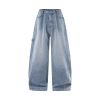 INF®️|QUẦN JEANS ỐNG RỘNG WASH UNISEX INF 13551