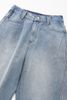 INF®️|QUẦN JEANS ỐNG RỘNG WASH UNISEX INF 13551