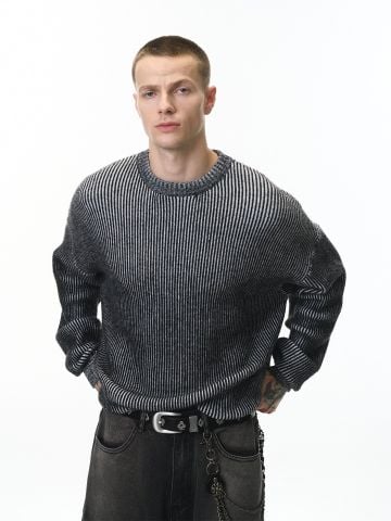 INF®️| ÁO LEN 2 TÔNG MÀU CỔ TRÒN RỘNG RÃI UNISEX INF 10232