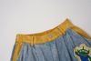 WES®️| QUẦN SHORT LỬNG DENIM THÊU HOẠT HÌNH MÈO DÁNG RỘNG UNISEX 6217