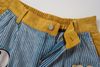 WES®️| QUẦN SHORT LỬNG DENIM THÊU HOẠT HÌNH MÈO DÁNG RỘNG UNISEX 6217