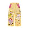 WES®️| QUẦN SHORT THÊU HOẠT HÌNH DÁNG RỘNG ỐNG ĐỨNG DÁNG LỬNG UNISEX K131