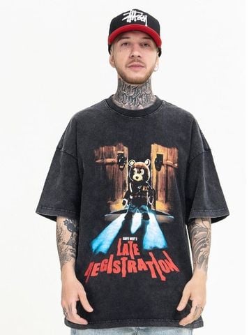 FG®️| ÁO THUN CỔ TRÒN NGẮN TAY IN HÌNH  OVERSIZE FG E589