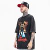 FG®️| ÁO THUN CỔ TRÒN NGẮN TAY IN HÌNH  OVERSIZE FG E589