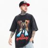 FG®️| ÁO THUN CỔ TRÒN NGẮN TAY IN HÌNH  OVERSIZE FG E589