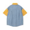 WES®️| ÁO SƠ MI NGẮN TAY THÊU HỌA TIẾT HOẠT HÌNH UNISEX 5239
