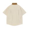WES®️| ÁO SƠ MI NGẮN TAY THÊU HỌA TIẾT HOẠT HÌNH UNISEX 5221