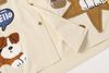 WES®️| ÁO SƠ MI NGẮN TAY THÊU HỌA TIẾT HOẠT HÌNH UNISEX 5221