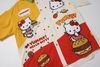 WES®️| ÁO SƠ MI NGẮN TAY THÊU HỌA TIẾT HOẠT HÌNH HELLO KITTY UNISEX 5262