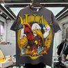 FK®️| ÁO THUN NGẮN TAY CỔ TRÒN COTTON IN HÌNH KTS ĐÍNH ĐÁ FK08