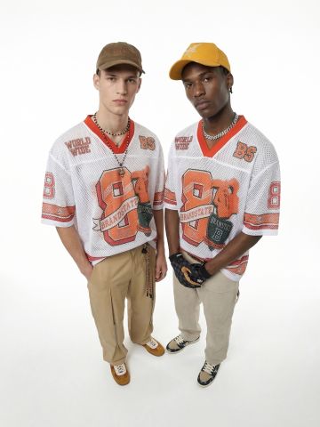 INF®️| ÁO THUN CỔ TRÒN NGẮN TAY THỂ THAO VẢI THOÁNG KHI IN KTS SỐ 88 OVERSIZEUNISEX INF 8475