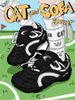 CATSOFA ™️| GIÀY SNEAKER FOOTBALL BLACK WHITE UNISEX CAT&SOFA CS25011
