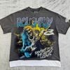 FK®️| ÁO THUN NGẮN TAY CỔ TRÒN COTTON IN HÌNH KTS ĐÍNH ĐÁ R008