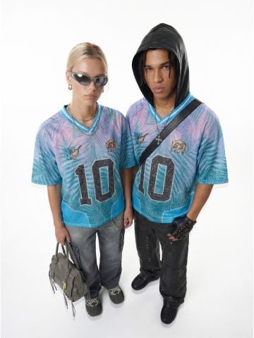 INF®️| ÁO THUN CỔ TRÒN NGẮN TAY THỂ THAO VẢI THOÁNG KHI IN KTS SỐ 10 OVERSIZEUNISEX INF 8480